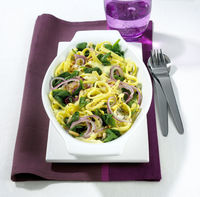 Käsespätzle mit Blattspinat