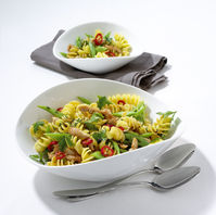 Lauwarmer Nudelsalat mit H�hnchenbrust