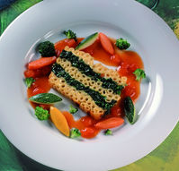 Makkaroni-Spinat-Terrine