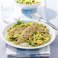 Pangasius mit Wirsing-Nuss-Sp�tzle